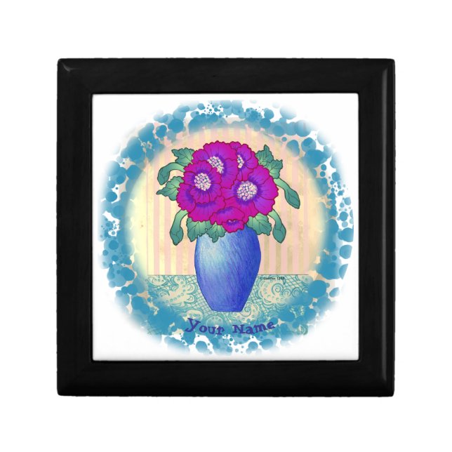 Fuchsia Poppy  Gift Box (Front)