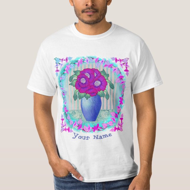 Fuchsia Poppy  t-shirt (Front)