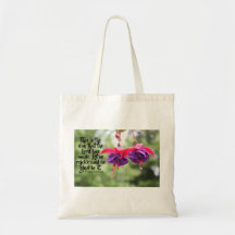 Fuchsia Psalm 118:24 Tote