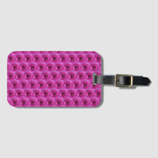 Fuchsia Ranunculus - Modern Floral Design Luggage Tag
