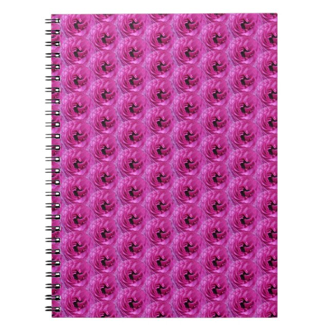 Fuchsia Ranunculus - Modern Floral Design Notebook (Front)