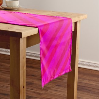 Fuchsia, Red, Magenta & Pink Angled Stripes