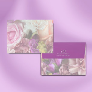 Fuchsia Rose Envelope