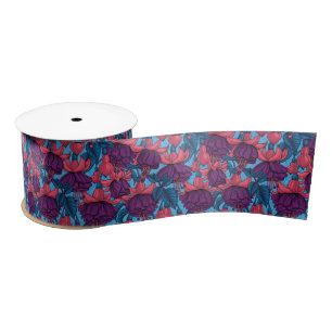 Fuchsia Satin Ribbon