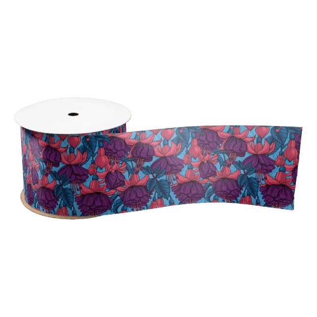 Fuchsia Satin Ribbon (Spool)