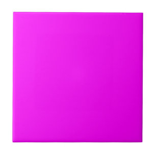 Fuchsia Solid Color Ceramic Tile