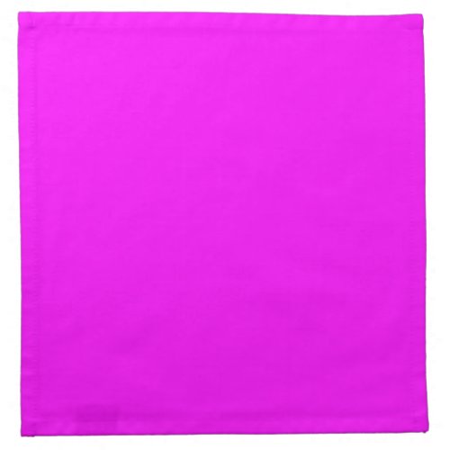 Fuchsia Solid Color  Classic Elegant Cloth Napkin