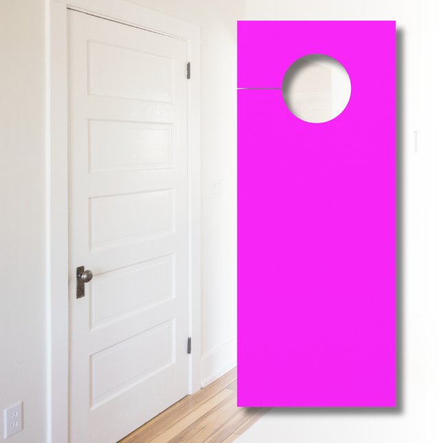 Fuchsia Solid Color | Classic Elegant Door Hanger (Creator Uploaded)