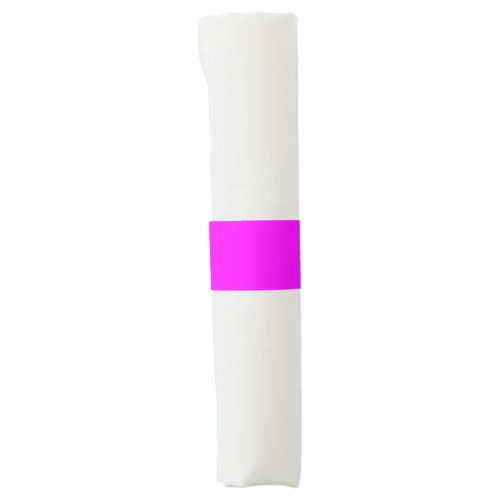 Fuchsia Solid Color  Classic Elegant Napkin Bands