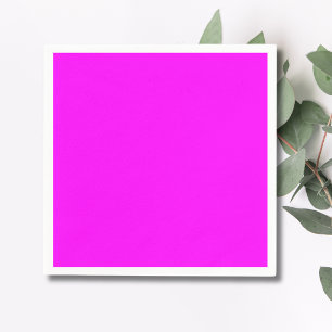 Fuchsia Solid Color Classic Elegant Napkins