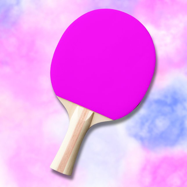 Fuchsia Solid Color | Classic Elegant Ping Pong Paddle (Creator Uploaded)
