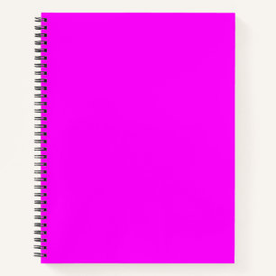 Fuchsia Solid Color Notebook