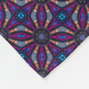 Fuchsia Stargazer Fleece Blanket