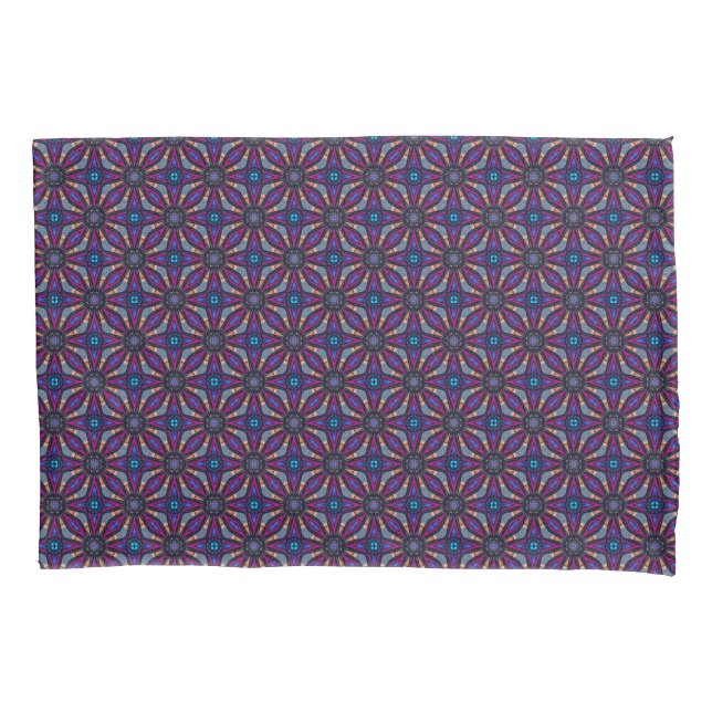 Fuchsia Stargazer Pillow Case (Front)