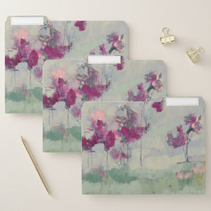 Fuchsia Treeline File Folder