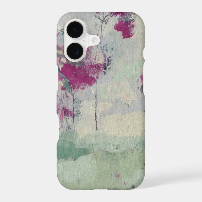 Fuchsia Treeline Iphone Case (Back)