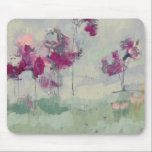 Fuchsia Treeline Mouse Pad<br><div class="desc">Fuchsia Treeline I by Jennifer Goldberger. Abstract depiction of fuschia tree-like shapes against a muted background,  done in a paintstroke-like style.</div>