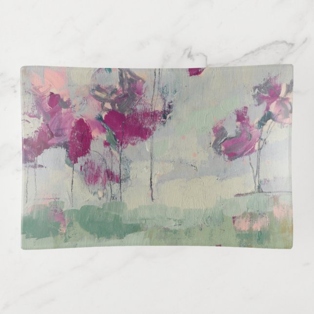 Fuchsia Treeline Trinket Tray (Front)