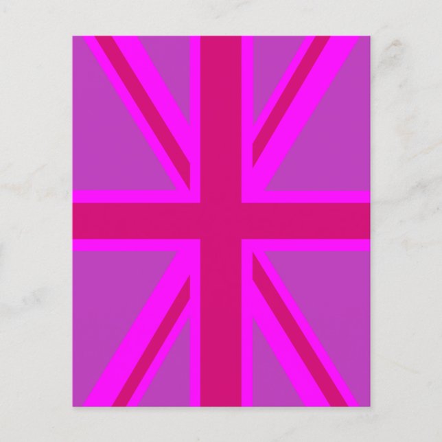 Fuchsia Union Jack Flyer (Front)