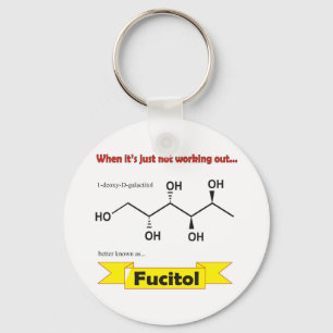 Fucitol Organic molecule Keychain