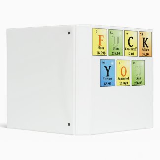 Fuck you in chemical elements