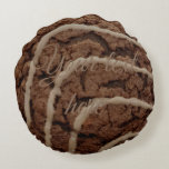 Fudge round cake pillow