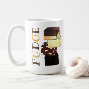 Fudge Stack Confection Confectionery Candy Sweets Coffee Mug