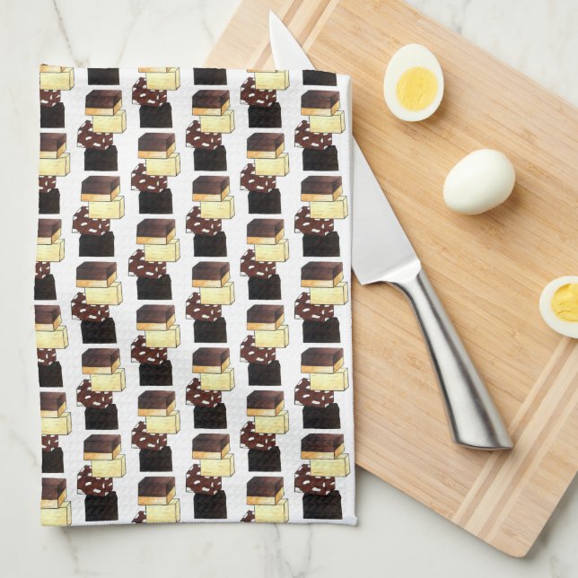 Fudge Stack Confection Confectionery Candy Sweets Kitchen Towel (Quarter Fold)