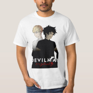 Fudo Akira and Ryo Asuka Devilman Art T-Shirt