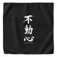 "Fudoshin" Japanese Kanji Meaning Immovable Mind