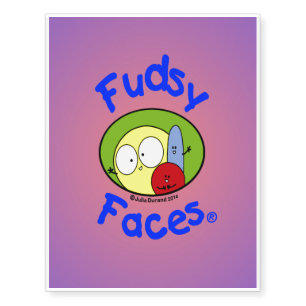 "Fudsy Faces"-Logo Temporary Tattoos