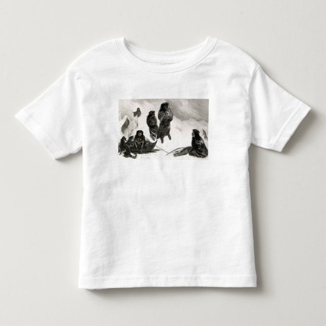 Fuegians going to trade in Zapallos Toddler T-shirt (Front)