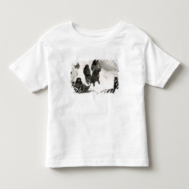Fuegians going to trade in Zapallos Toddler T-shirt (Front)