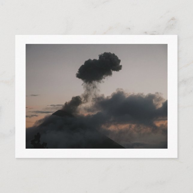 Fuego Volcano in Guatemala Holiday Postcard (Front)