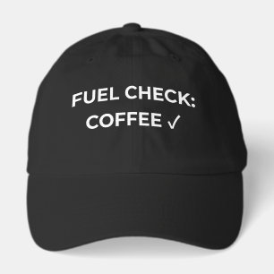 Fuel Check Coffee Checked Hat