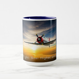 "Fuel for Flight: Soar Higher with Every Sip!" Mug