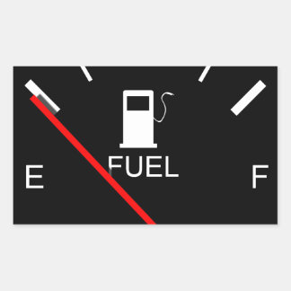 Fuel Gauge Stickers | Zazzle