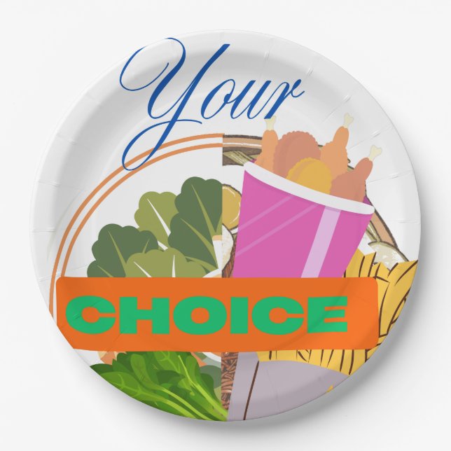 Fuel or Fool – Your Call Paper Plates (Front)