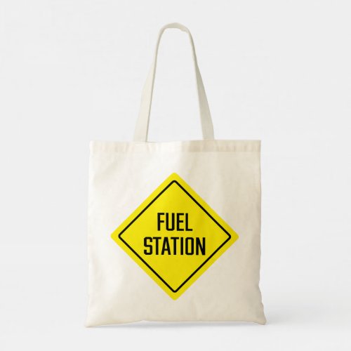 Fuel Station Sign Budget Tote Bag