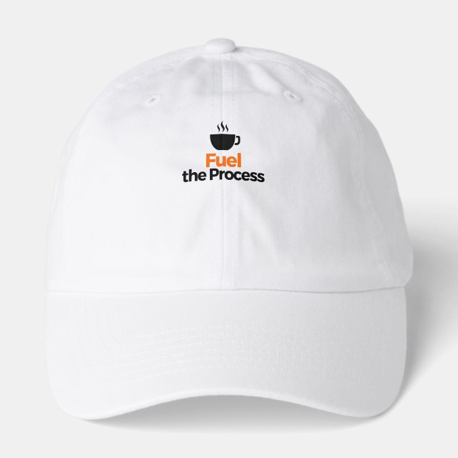 Fuel the Process - Coffee & Creative Process Shirt Hat (Front)