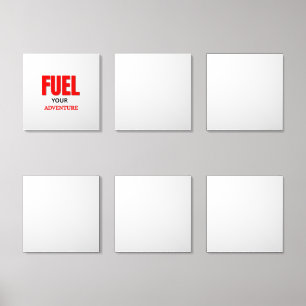 Fuel Your Adventure – Outdoor Motorcycle Typograph Acrylic Photo Tile