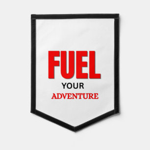 Fuel Your Adventure – Outdoor Motorcycle Typograph Pennant