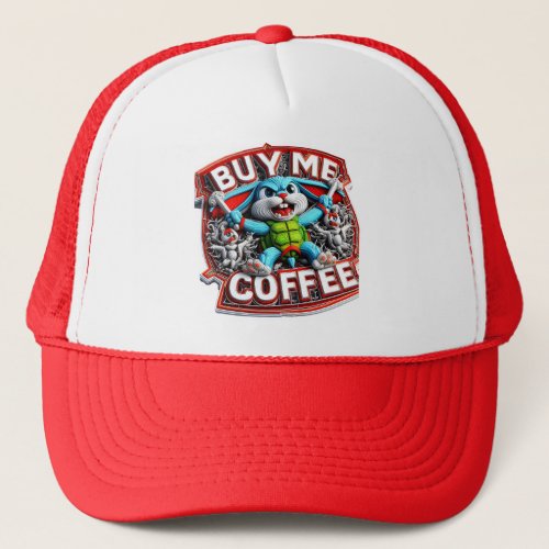 Fuel Your Day Buy Me Coffee Trucker Hat
