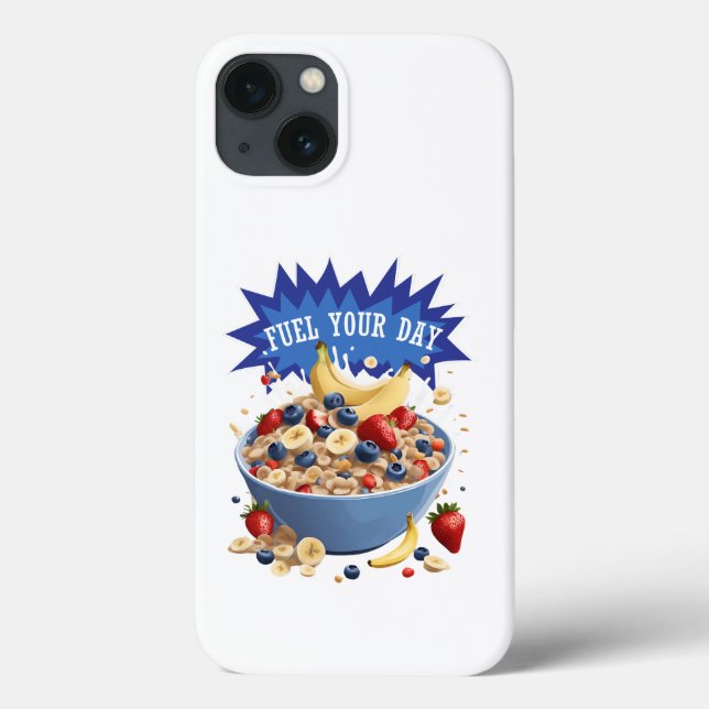 Fuel Your Day Cereal Case-Mate iPhone Case (Back)
