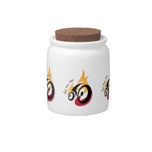 Fuel Your Fire. cycling motivation Candy Jar