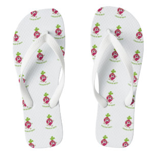 Fueled By Beets Flip Flops