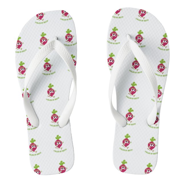 Fueled By Beets Flip Flops (Footbed)