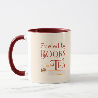 Fueled by books and Tea Mug