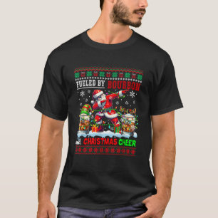 Fueled by Bourbon and Xmas Cheer Sweater Drinker S