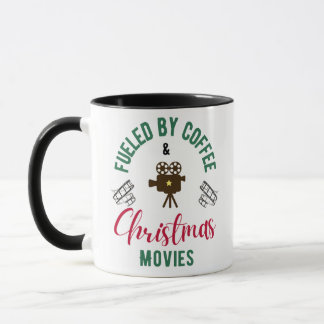 Fueled by Coffee and Christmas Movies Coffee Mug
